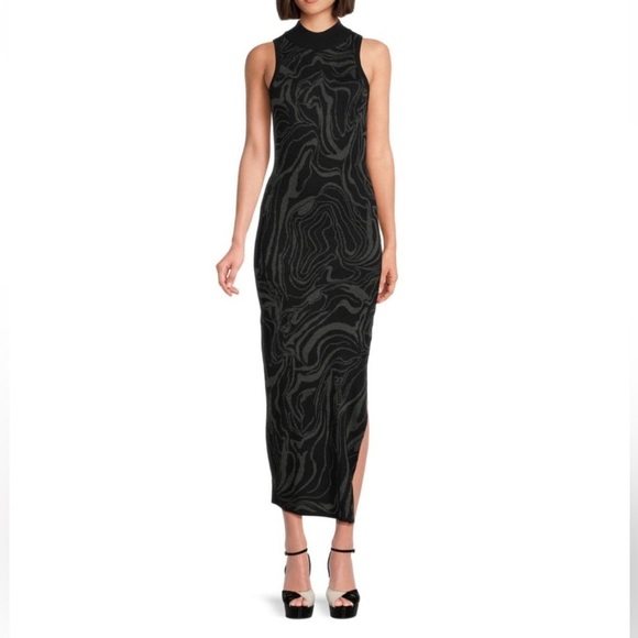 HEARTLOOM
Paloma Abstract Wool Blend Midi Dress - Picture 6 of 6